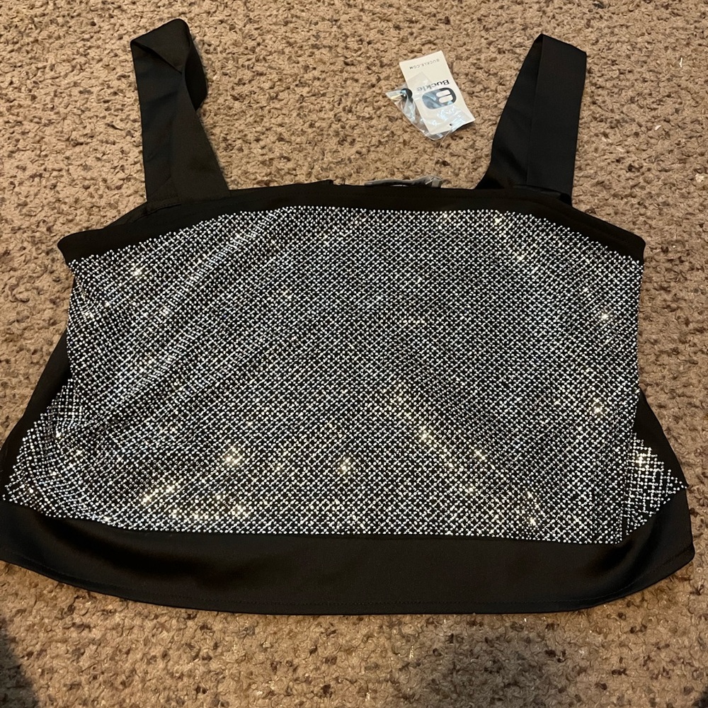 Bluebell Collection Black and diamond Tank Top